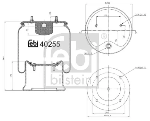 40255 Пневморессора Schmitz