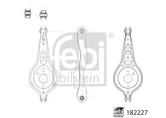 FEBI 182227 Рычаг независимой подвески