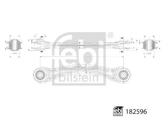 FEBI 182596 Рычаг независимой подвески