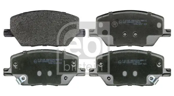 FEBI 116381 Комплект тормозных колодок,