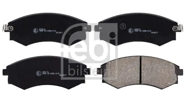 FEBI 170253 Комплект тормозных колодок,