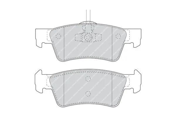 Ferodo FDB1460 Комплект тормозных колодок