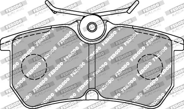 FERODO FCP1319H Комплект тормозных колодок,