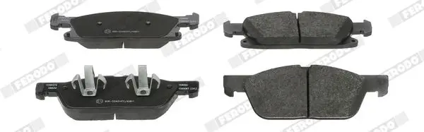 FERODO FDB5087 Комплект тормозных колодок,