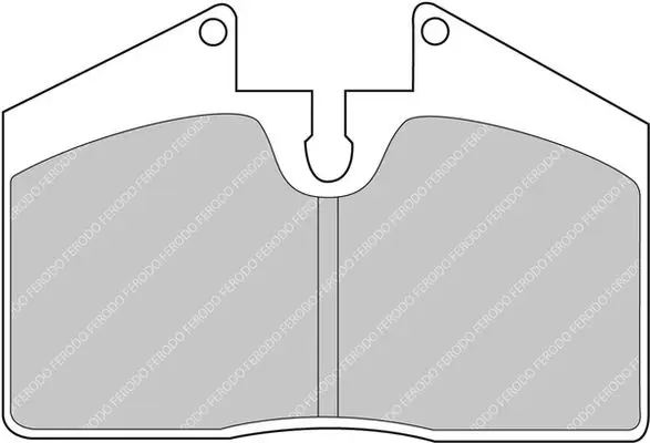 FERODO FDS451 Комплект тормозных колодок,