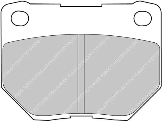 FERODO FCP1372H Комплект тормозных колодок,