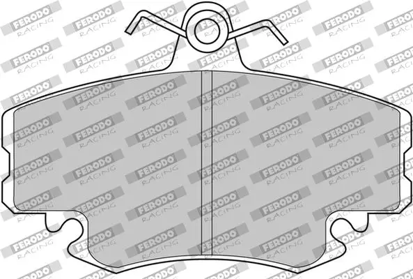 FERODO FCP845R Комплект тормозных колодок,