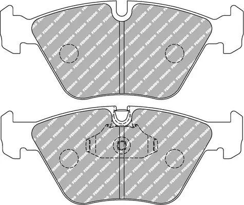 FERODO FDS1073 Комплект тормозных колодок,