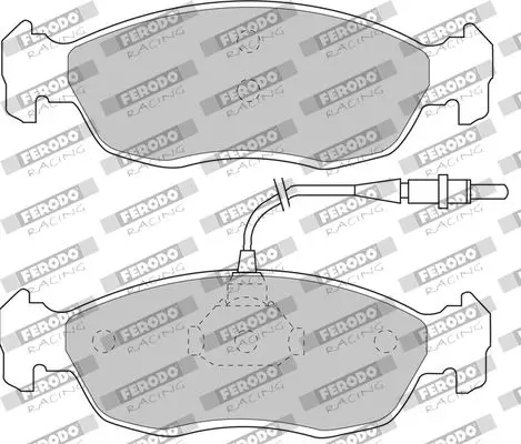 FERODO FDS876 Комплект тормозных колодок,