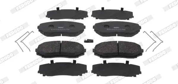 FERODO FDB5433 Комплект тормозных колодок,