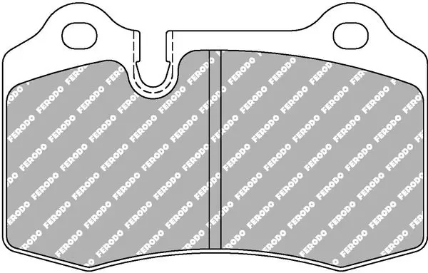 FERODO FDS1348 Комплект тормозных колодок,
