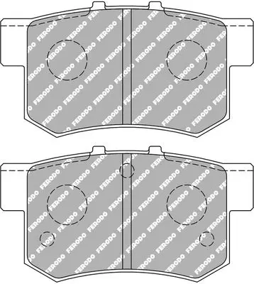 FERODO FDS956 Комплект тормозных колодок,