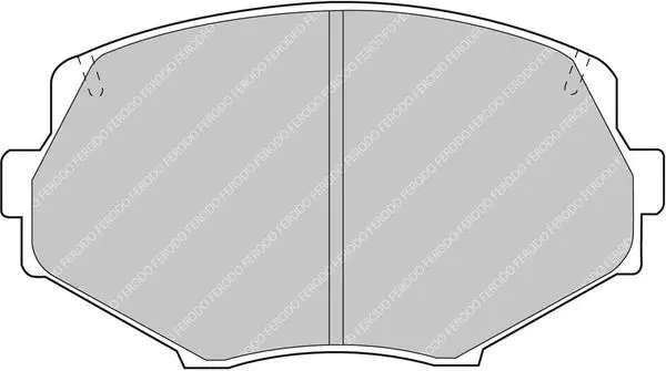 FERODO FDS1011 Комплект тормозных колодок,