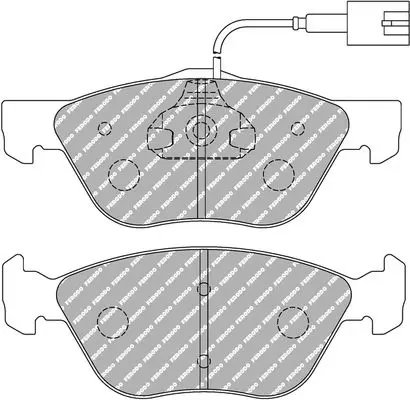 FERODO FDS1052 Комплект тормозных колодок,