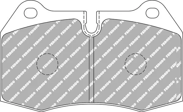 FERODO FDS1561 Комплект тормозных колодок,