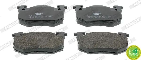 FERODO FDB881 Комплект тормозных колодок