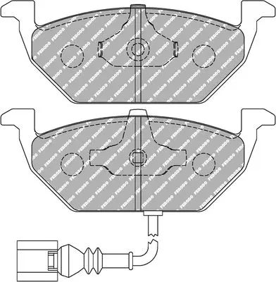 FERODO FDS1398 Комплект тормозных колодок,