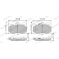 FDB4216 колодки дисковые п.\ Lexus GS