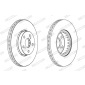 DDF1575C FERODO Тормозной диск