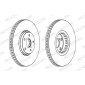 DDF1957RC1 Тормозной диск