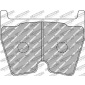 FCP1664R Комплект тормозных колодок,