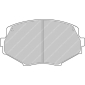 FDS1011 FERODO Комплект тормозных колодок,