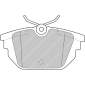 FDS1113 FERODO Комплект тормозных колодок,