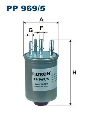 Filtron PP8576 Фильтр топливный PP857/6