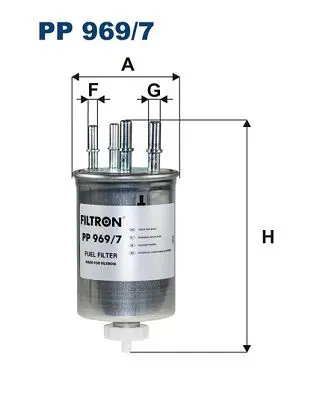 Filtron PP8578 Фильтр топливный NISSAN: