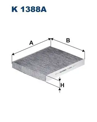 Filtron K1388A Фильтр, воздух во внутренном