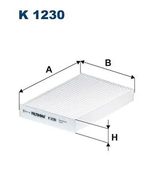 FILTRON K1230 Фильтр салонный K1230