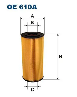 FILTRON OE610A Фильтр масляный MB: SPRINTER