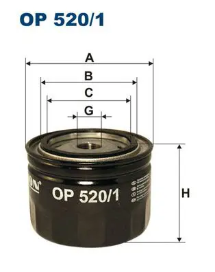 FILTRON OP5201 Фильтр масляный OP520/1