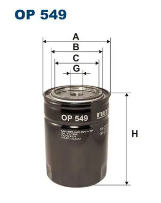 FILTRON OP549 Фильтр масляный OP549