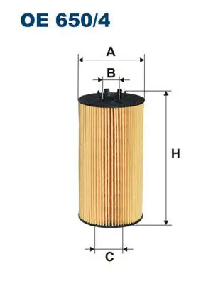 FILTRON OE6504 Фильтр маслянный OE650/4