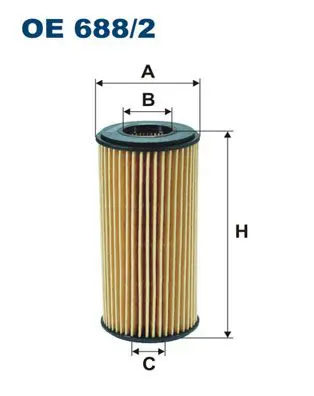FILTRON OE6882 Фильтр масляный OE688/2