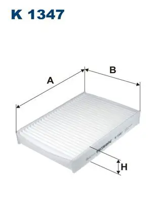 K 1347 Фильтр салона FILTRON (рамка) 