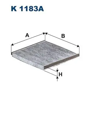 FILTRON K1183A Фильтр салона угольный