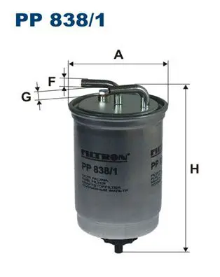 PP 838/1 Фильтр топливный