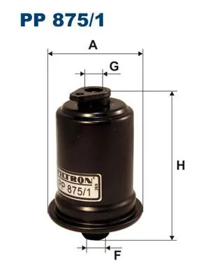 PP 875/1 Фильтр топливный PP 875/1