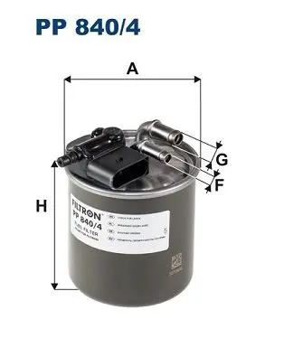 PP 840/4 Фильтр топл. MB A/B/CLA/GLA