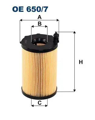FILTRON OE6507 Фильтр масляный OE650/7