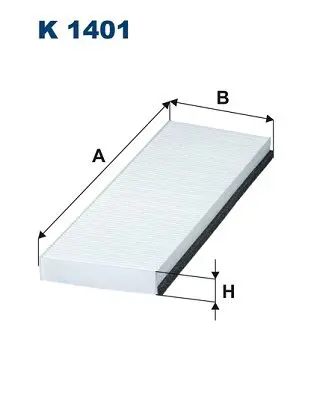 FILTRON K1401 Фильтр, воздух во внутренном