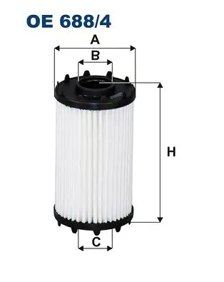 OE 688/4 Фильтр масляный VAG 3.0 16 