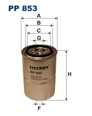 FILTRON PP853 Фильтр топливный FILTRON PP853