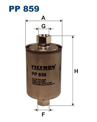 FILTRON PP859 Фильтр топливный PP859
