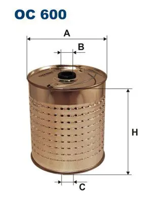 FILTRON OC600 Фильтр масляный