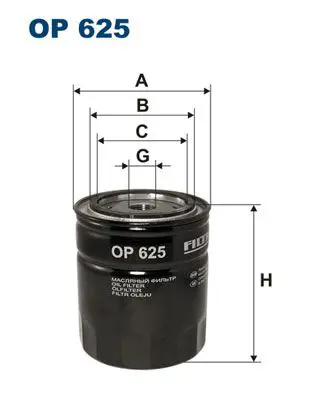 FILTRON OP625 Фильтр масляный OP625