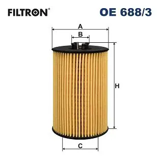 FILTRON OE6883 Фильтр масляный AUDI: A1 (8X1,