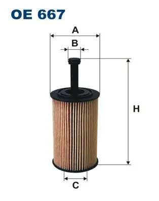 FILTRON OE667 Фильтр масляный
